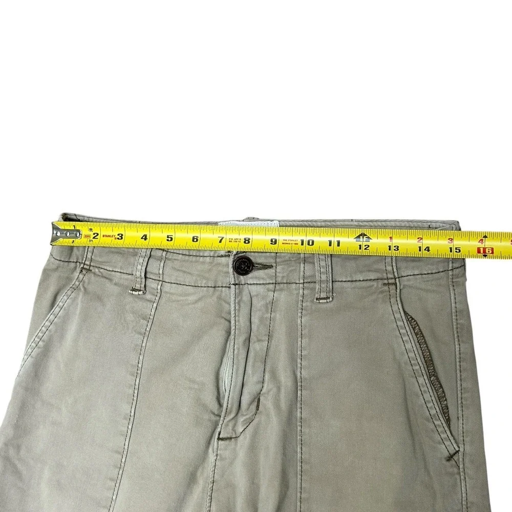 Men's Abercrombie & Fitch Cotton Drawstring Cargo Beige Joggers‎ Size 30x29